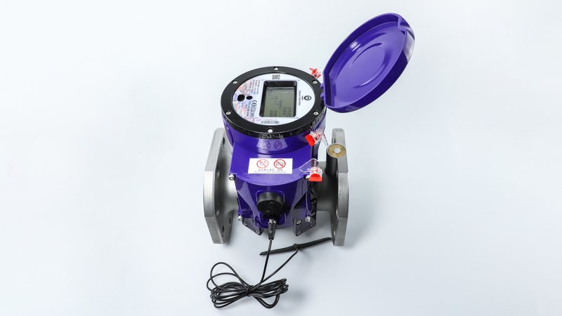 Industrial irrigation ultrasonic bulk wireless R250-R400 intelligent water meter new generation ductile iron NB IoT with pressure sensor