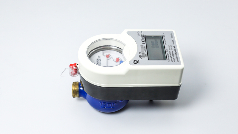  Smart RF Card Water Meter Class B R80 R100 Electromechanical Separation With RF Card Valve Self-maintenance