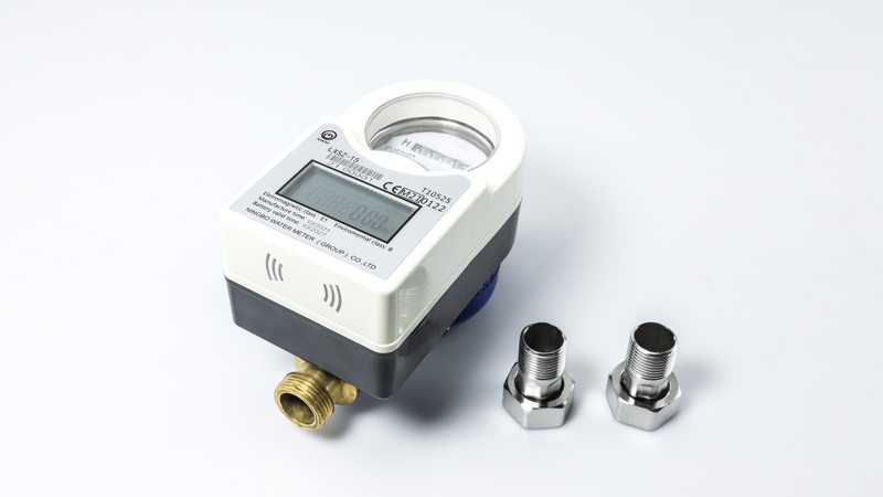  Smart RF Card Water Meter Class B R80 R100 Electromechanical Separation With RF Card Valve Self-maintenance