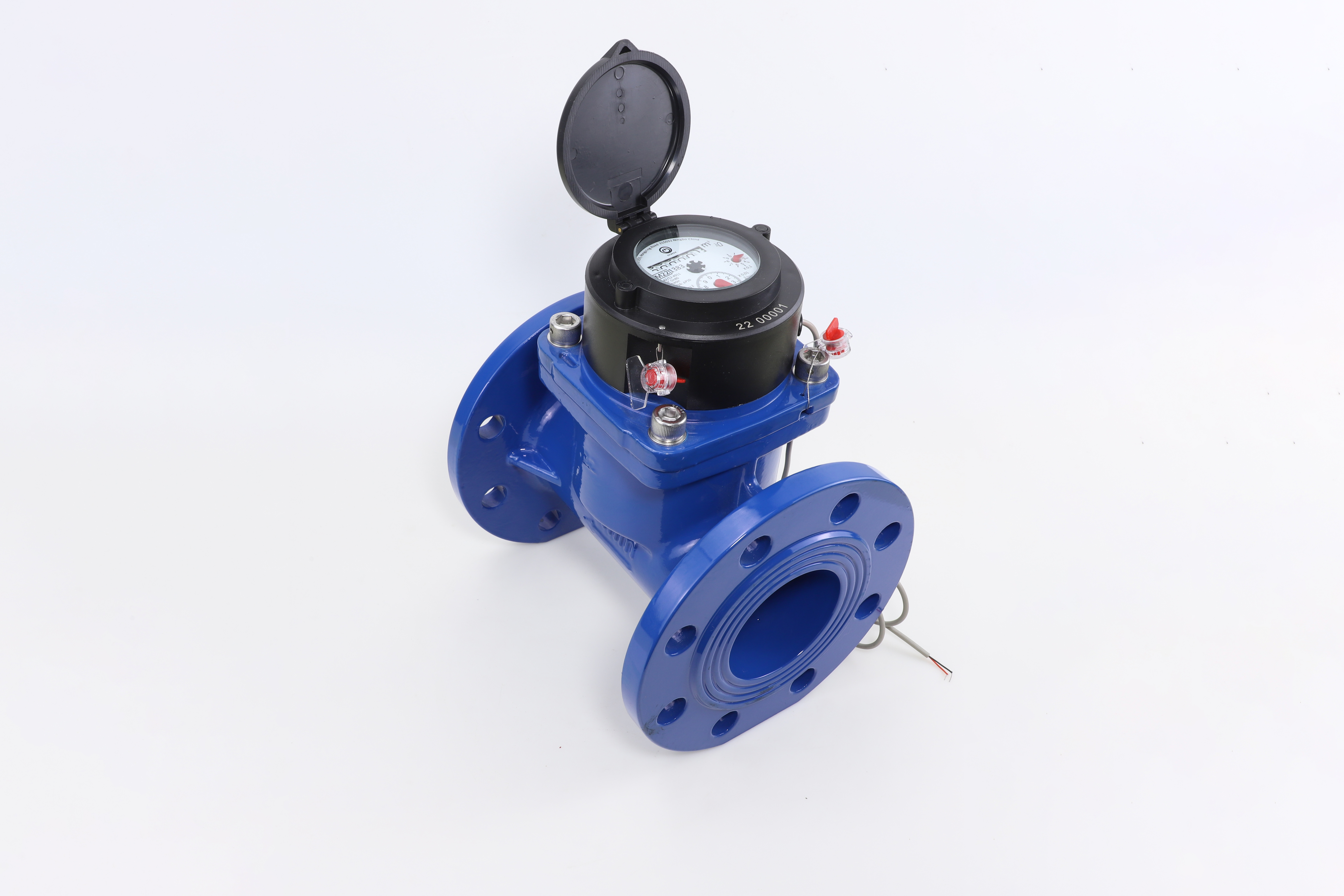 Mechanical Industrial Woltman Bulk Dry Type R80 / Class B Water Meter 