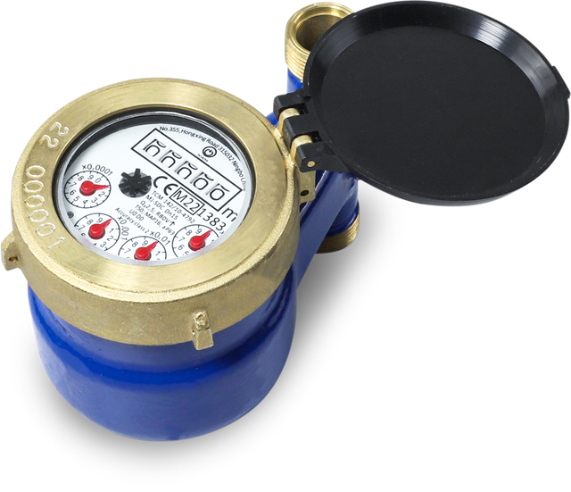 Mechanical Residential Piston Displacement Volumetric Semi-Dry Liquid Filled Type Water Meter