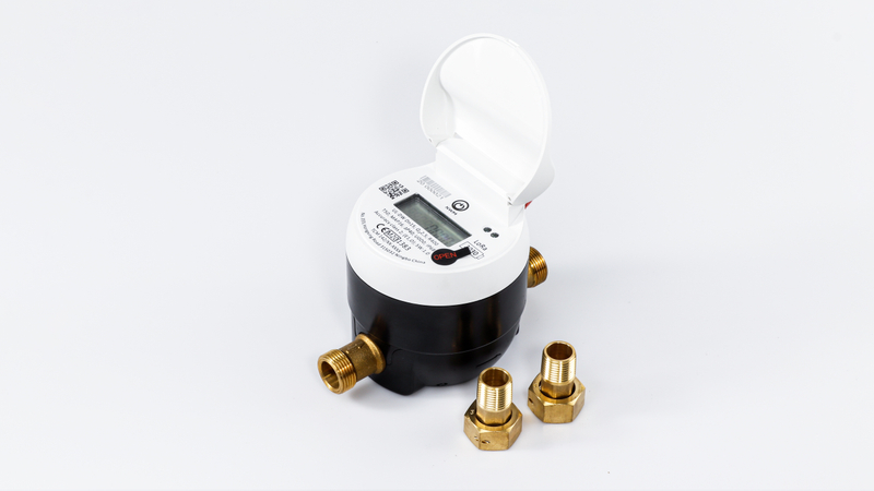 Residential Domestic Ultrasonic Domestic Wireless R250 Smart Water Meter brass body wholesale