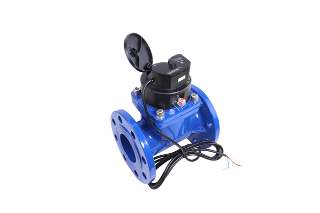 Mechanical Industrial Woltman Bulk Dry Type R80 / Class B Water Meter 