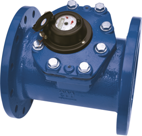 Horizontal helical dry-type detachable water meter