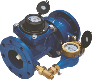 Compound water meter