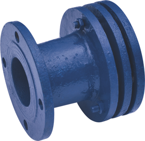 Large-diameter water meter expansion joint